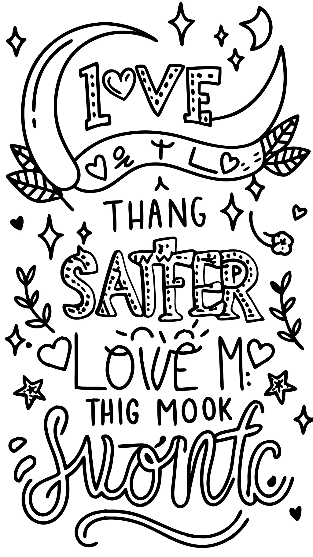 coloriage de paroles de Taylor Swift imprimables